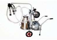 Machine à traire simple de laiterie de seau de pompe à vide pour des moutons/chèvres/vaches