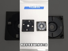 Disque de découpage de sabot à haute ténacité à quatre lames alliage d'aluminium pour vache et cheval