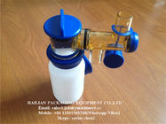 pièces de rechange de la machine à traire 200ML, couleur de bleu de bouteille d'échantillonnage de lait