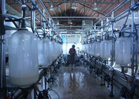 Salon de traite en arête de poisson de vache à rendement élevé avec le mètre en verre de lait