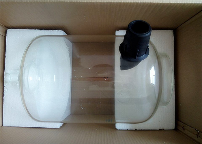 Récepteur en verre de lait d'hygiène simple d'échelle de 32 litres avec le coude en caoutchouc de 63mm